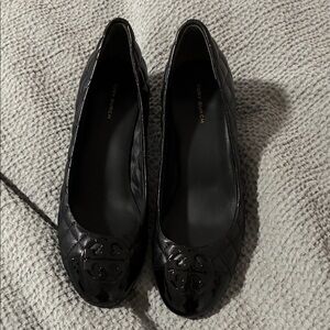 Tory Burch Black Quilted Women's Shoes